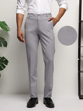 MoveLite™ Striped Trousers in Light Blue