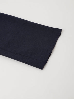 Formal 4 way Stretch Trousers in Mel Blue- Slim Fit