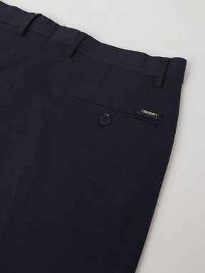 Formal 4 way Stretch Trousers in Mel Blue- Slim Fit