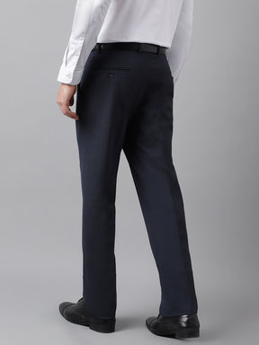 Formal 4 way Stretch Trousers in Mel Blue- Slim Fit
