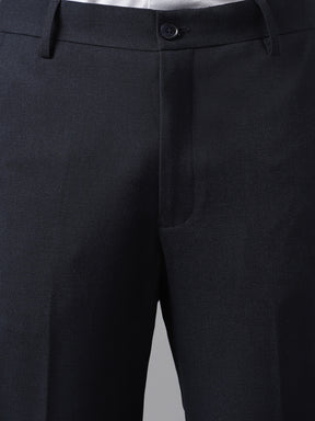 Formal 4 way Stretch Trousers in Mel Blue- Slim Fit