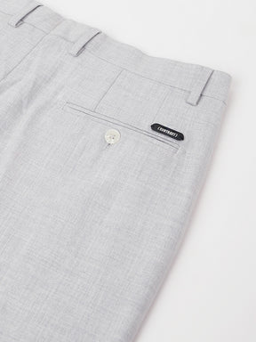 4-Way Stretch Formal Trousers in Lunar Grey - Slim Fit