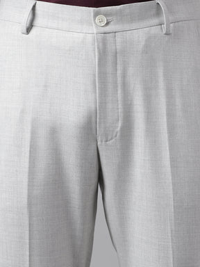 4-Way Stretch Formal Trousers in Lunar Grey - Slim Fit