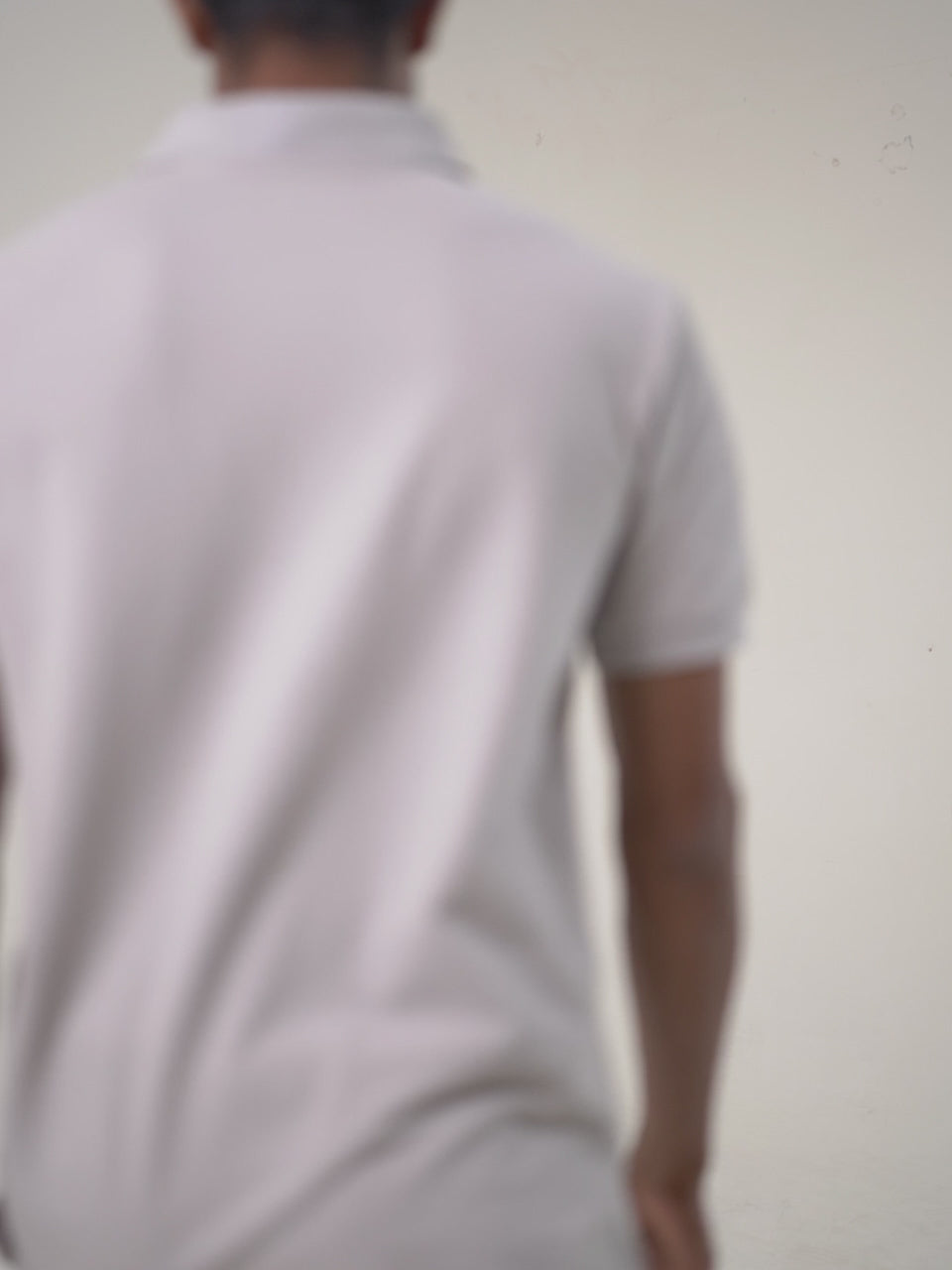 Organic Cotton Polo in Light Grey