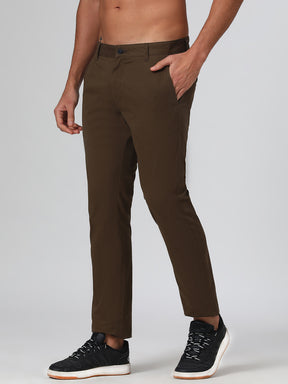 Organic Cotton Stretch Chino in Olive- Slim Fit