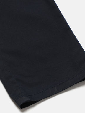 Organic Cotton Stretch Chino in Navy Blue- Slim Fit