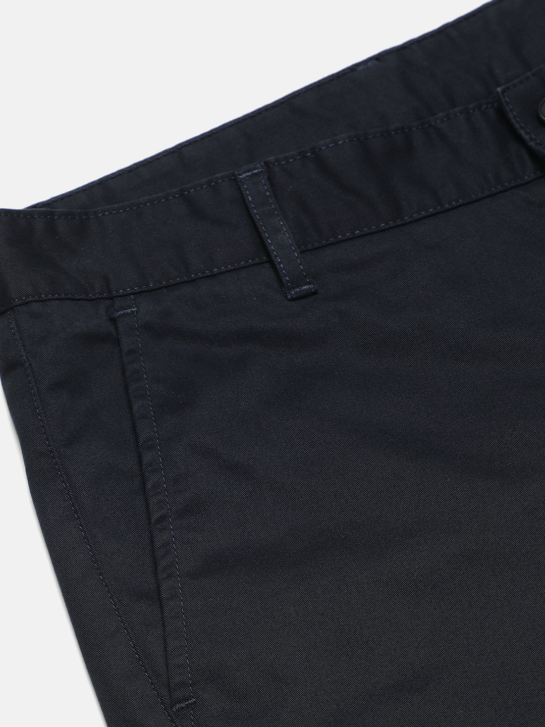 Organic Cotton Stretch Chino in Navy Blue- Slim Fit