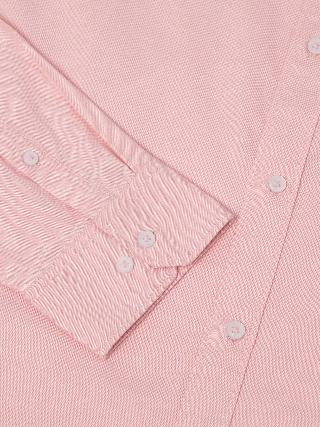 Yarn Dyed Oxford Shirt in Salmon Pink- Slim Fit